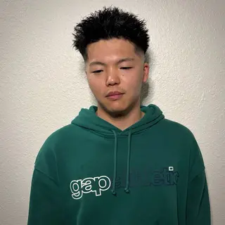 パーマ メンズ 志村 シュンスケのヘアスタイル