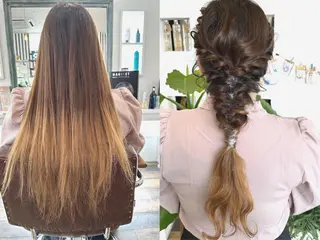 ロング カラー パーマ ヘアアレンジ メンズ キッズ ネイル 豊橋美容院 ソンリエのヘアスタイル