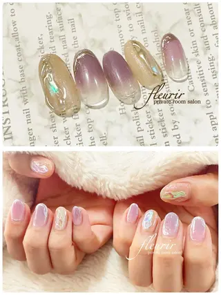 ネイル フルリール 【プライベートサロンのネイルデザイン