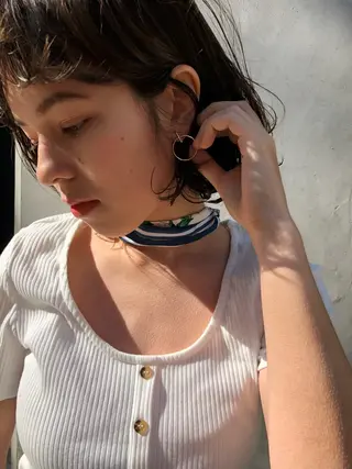 ミディアム ショート職人 美容師【KENTA】のヘアスタイル