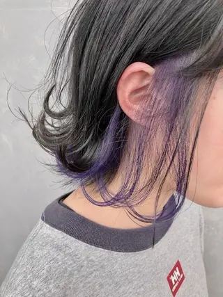 ミディアム 髪質改善カラー/ meguのヘアスタイル