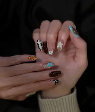 セミロング TDnailsalon所属・T&D NailSalonのネイルデザイン