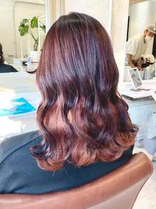 ミディアム カラー ブリーチ koheiのヘアスタイル