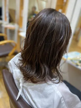 ミディアム カラー 堀 大輔のヘアスタイル