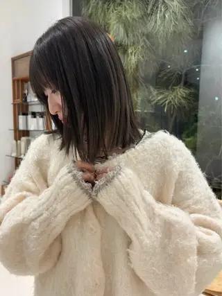 ミディアム 🍑透明感hair ・NENE🍑のヘアスタイル