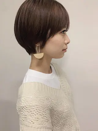 ショート 丹羽大喜 縮毛矯正/美髪矯正のヘアスタイル