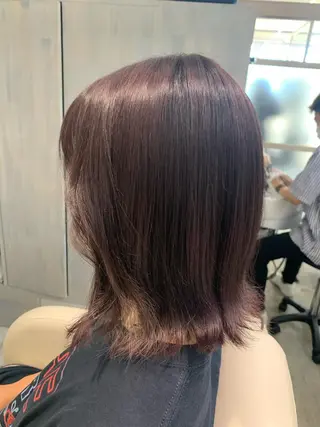 カラー 垢抜け 雰囲気アップ ふにゅう ののかのヘアスタイル