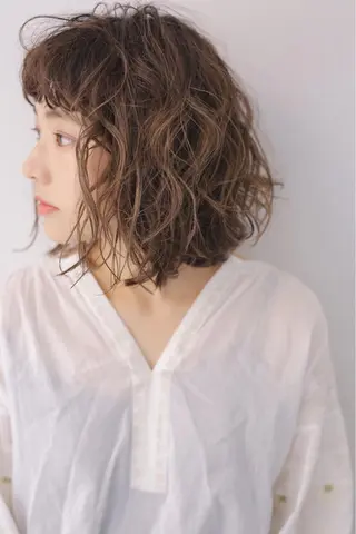ショート カラー パーマ 🧼柴田 健太郎🧼のヘアスタイル