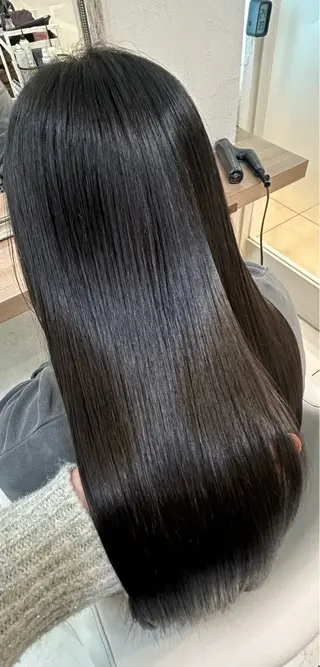 ロング 縮毛矯正/髪質改善/ 艶髪ササキナツミのヘアスタイル