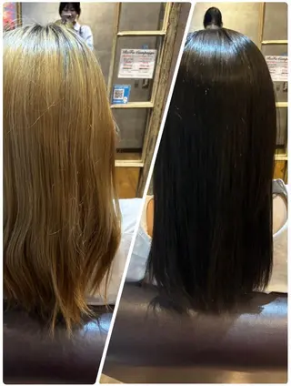 ロング カラー 松本|似合わせ眉 ×まつげパーマ×ヘアの眉毛・アイブロウイメージ