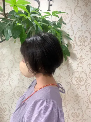 ショート カラー メンズパーマ&メンズ 縮毛矯正/平野/渋谷のヘアスタイル