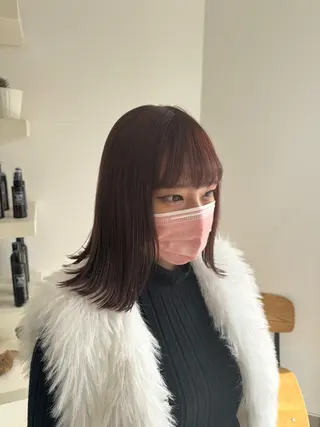 ミディアム 堀越 美羽のヘアスタイル