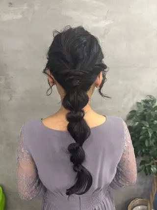 ヘアアレンジ ✨透明感艶カラー ✨💍Yuri💍のヘアスタイル