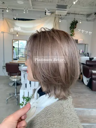 ミディアム 山本 晶大のヘアスタイル