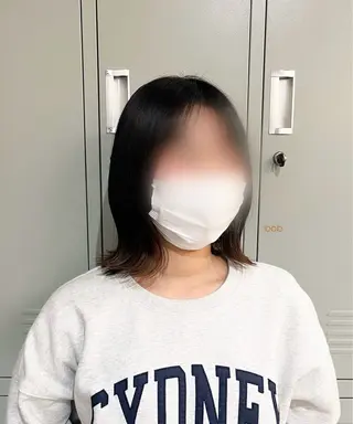 🎀韓国レイヤー/ 🫧暖色/暗髪カラーのヘアスタイル