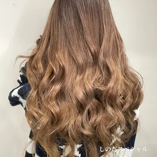 ロング カラー 🦖店長🦖pino #しのだスペシャルのヘアスタイル