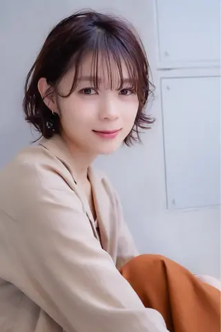 ショート カラー ﾌｸﾀﾞ ﾚﾝのヘアスタイル