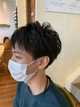 メンズ 小杉輝/ショート /艶カラー✨のヘアスタイル