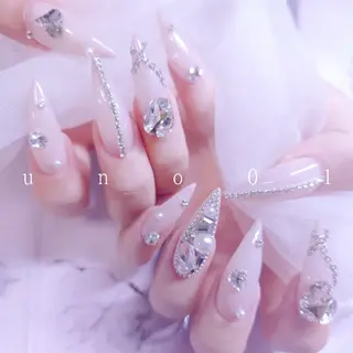 ネイル 梅田🦄中崎町🩵 u n o 0 1のネイルデザイン