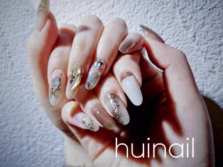 セミロング めぐみのネイルサロン スタッフ練習のネイルデザイン