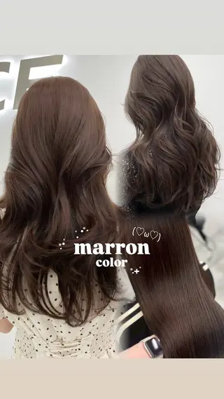ロング カラー 上品モテヘア🩶 karen🩶のヘアスタイル