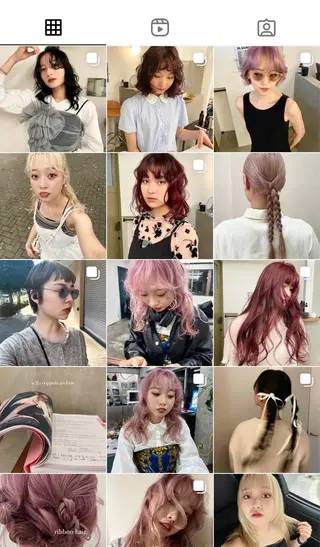 ロング カラー ヘアアレンジ tonari 梅田、中崎町のヘアスタイル