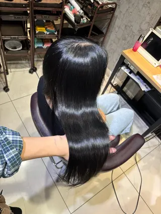 ロング カラー 🩵レイヤー✖︎ 髪質改善🩵リョウヤのヘアスタイル
