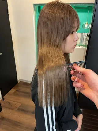 カラー 💖艶ハイトーン髪質 改善💖ケンシンのヘアスタイル