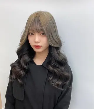 ロング カラー 🇰🇷jisoo -ジス-🇰🇷のヘアスタイル