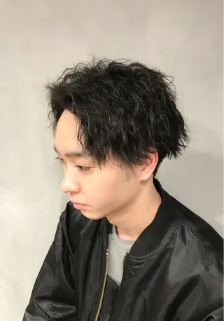 ショート パーマ 🤎NICHE 🤎 🌈坂口拓斗🌈のヘアスタイル