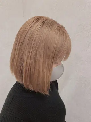 ミディアム メンズ縮毛矯正 ニュアンスパーマのヘアスタイル
