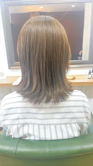 ミディアム 三島 崇嗣のヘアスタイル