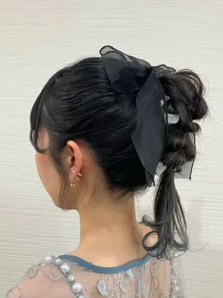 ロング ヘアアレンジ 中村 由布紀のヘアスタイル