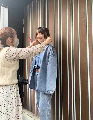 ショート カラー fuchigami suzunoのヘアスタイル