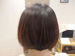 ミディアム 北福 友晴のヘアスタイル