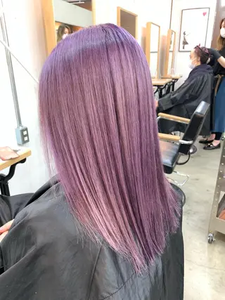 セミロング カラー ヘアアレンジ ネイル マツエク・マツパ ブリーチ特化 / share 元太のヘアスタイル