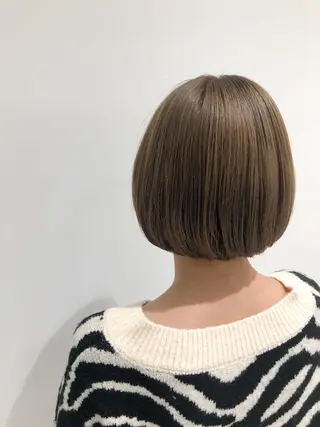 ミディアム カラー 髪質改善/顔まわり 石原のヘアスタイル