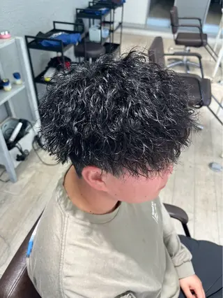 パーマ メンズ 村上 佳織のヘアスタイル