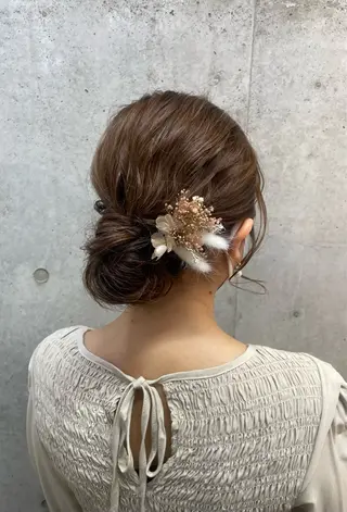 ミディアム ヘアアレンジ 飯田橋No.1髪質 改善縮毛矯正/ユキナのヘアスタイル