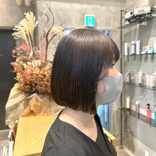 ショート 縮毛矯正・似合わせ タナカ レイヤのヘアスタイル