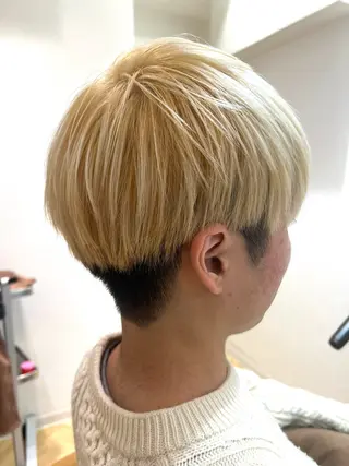 カラー メンズ 城 梨音のヘアスタイル