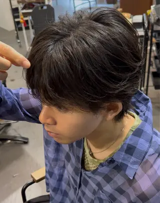 パーマ メンズ 年間2000名担当◎ パーマ職人/仲原佑樹のヘアスタイル