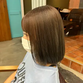 ミディアム ブリーチ/縮毛矯正 ❤️‍🔥シンノスケのヘアスタイル