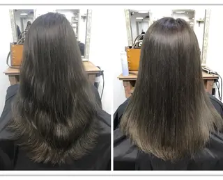 セミロング カラー ヘアアレンジ 遠藤 拓馬のヘアスタイル