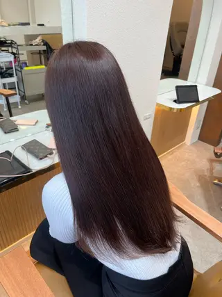 カラー 吉元 結衣佳のヘアスタイル