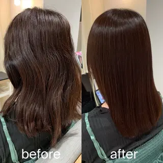 セミロング 髪質改善のプロ☘️ 二村祐輝のヘアスタイル