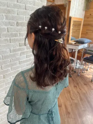 セミロング ヘアアレンジ Topstylist YUKIのヘアスタイル
