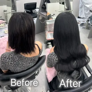 ロング 横浜 エクステ🎀/ アレンジ🌙┊︎もものヘアスタイル