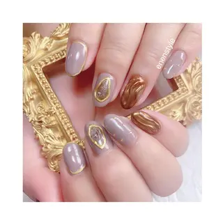 ショート ネイル 👑enen style👑のネイルデザイン