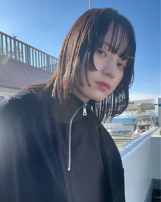 ミディアム shimoozaki Kazuyaのヘアスタイル